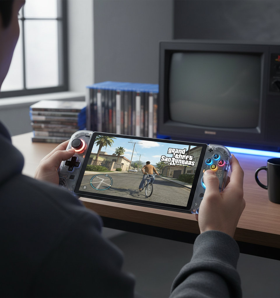 Retro gamers need to check out this PS2 emulator that’s optimized for your handheld console — AI-generated illustration