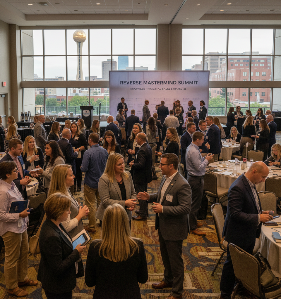 Reverse Mastermind Summit Ignites Knoxville with Practical Sales Strategies for Reverse Mortgage Pros — AI-generated illustration