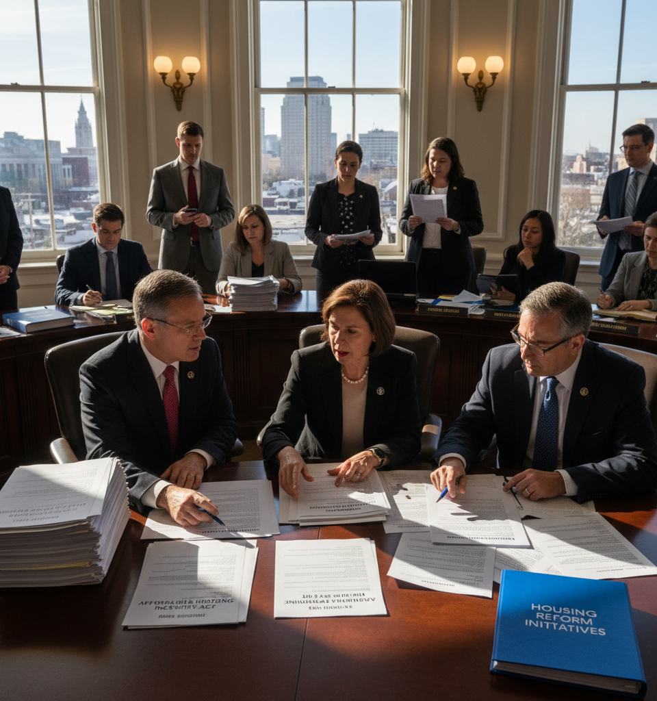 Rhode Island Ramps Up Housing Reform Efforts with Three Key Bills to Tackle Supply Crisis — AI-generated illustration