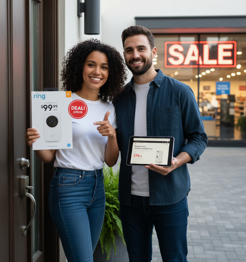 Ring Battery Doorbell Plus Price Slashed to $99.99 in Timely Smart Home Deal — AI-generated illustration