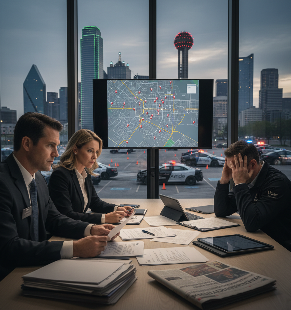 Robotaxi Regulation Intensifies: Uber Partner Avride Under Scrutiny After 16 Crashes in Dallas — AI-generated illustration