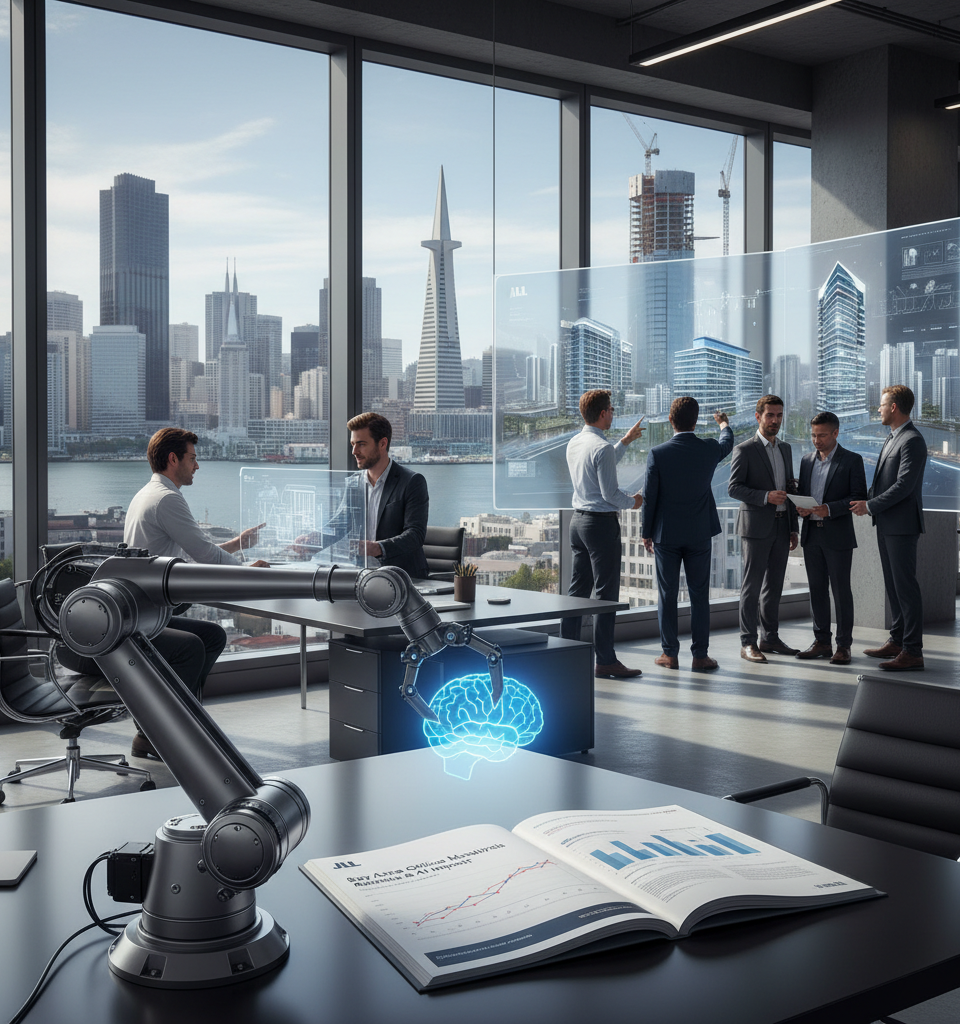 Robotics Roars: AI-Fueled Boom Drives Bay Area Office Market Surge — AI-generated illustration