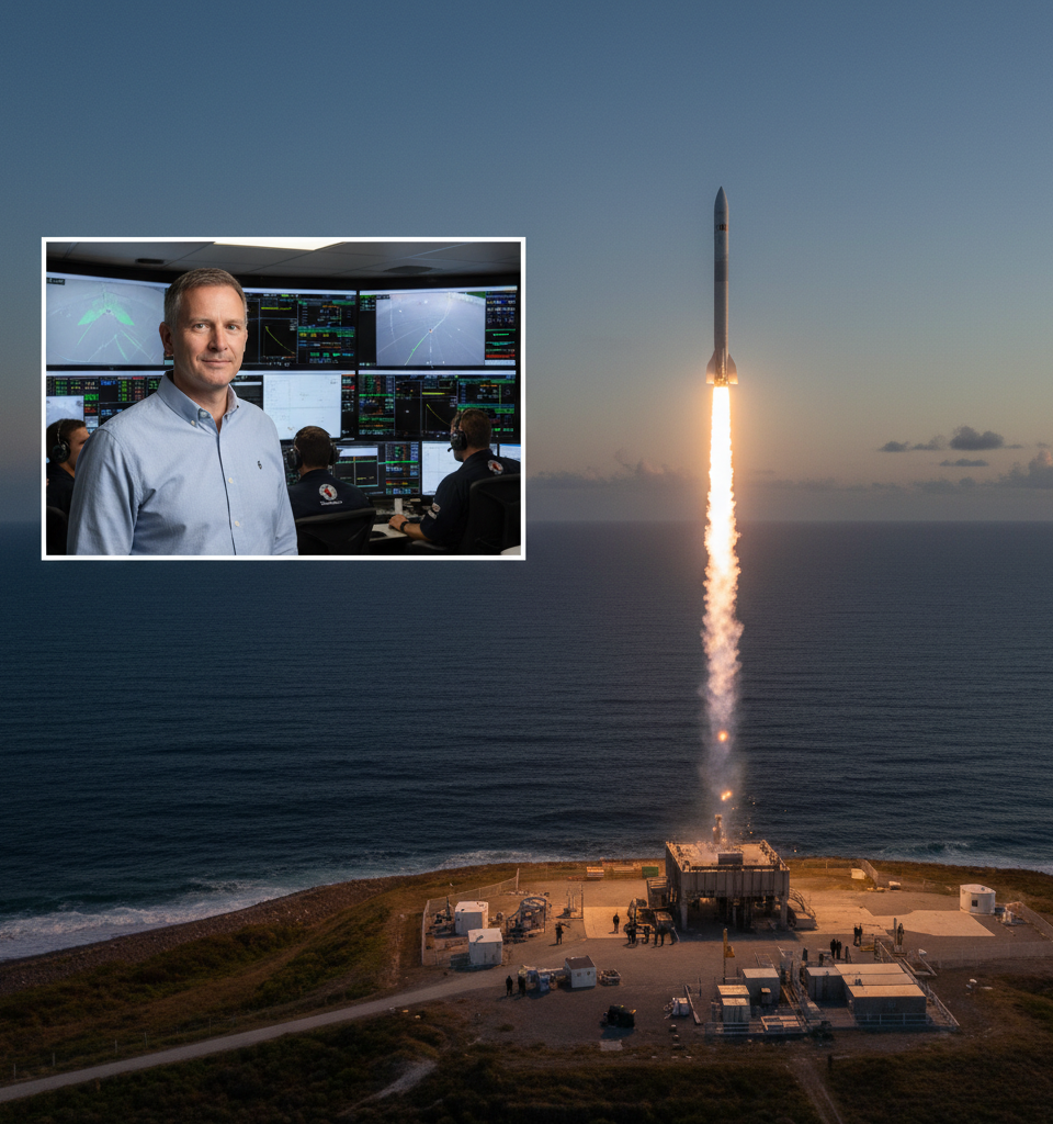 Rocket Lab Soars with 64% Revenue Growth, $2.2B Backlog; Neutron Still Awaited Amid Record Stock Price — AI-generated illustration