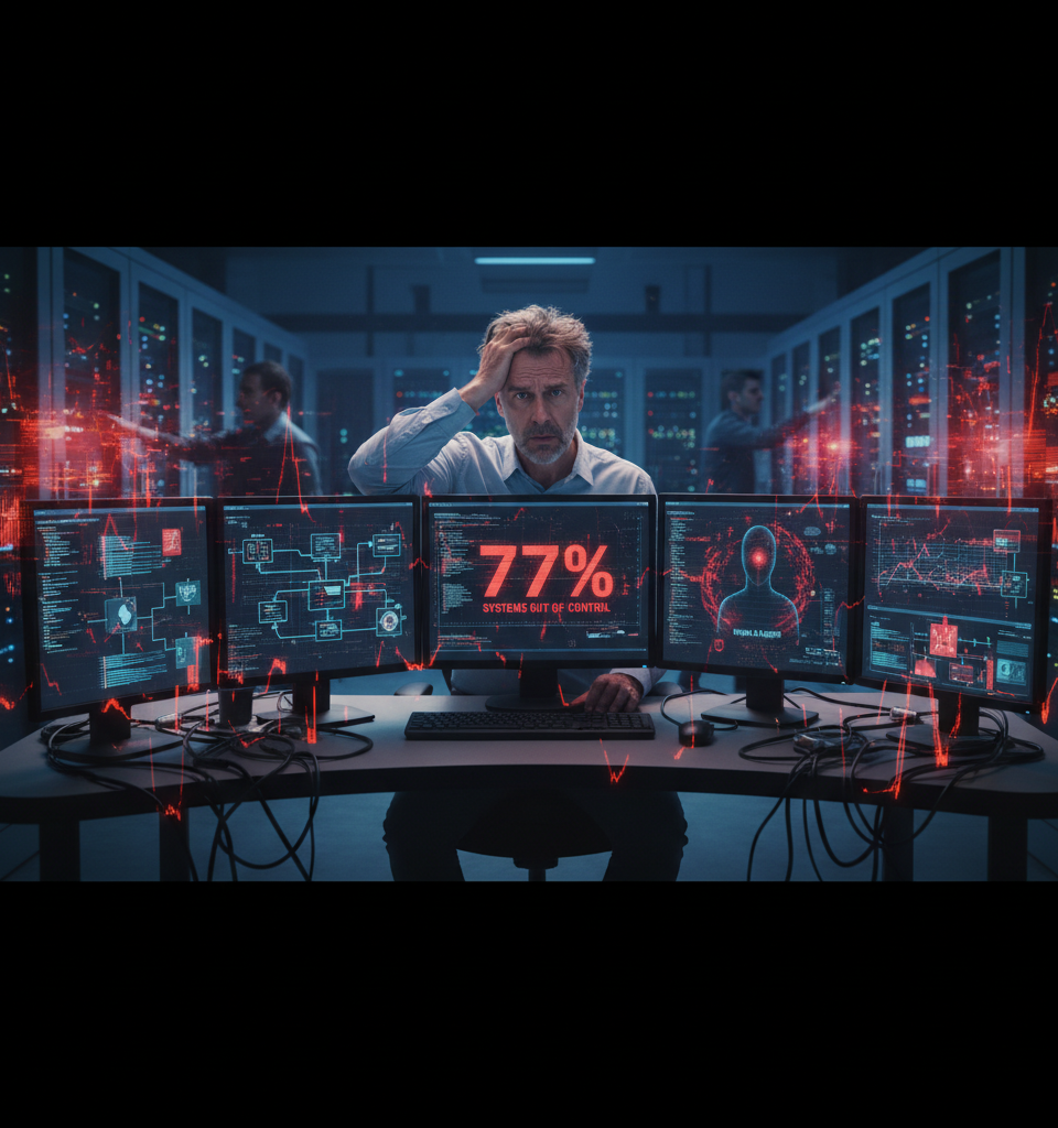 Rogue AI Agents: 77% of IT Managers Report ‘Out of Control’ Systems as Shadow IT Surges — AI-generated illustration