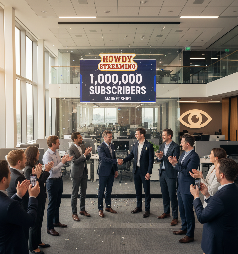 Roku's Howdy Streaming Service Surpasses 1 Million Subscribers, Signals Shift in Market Demand — AI-generated illustration