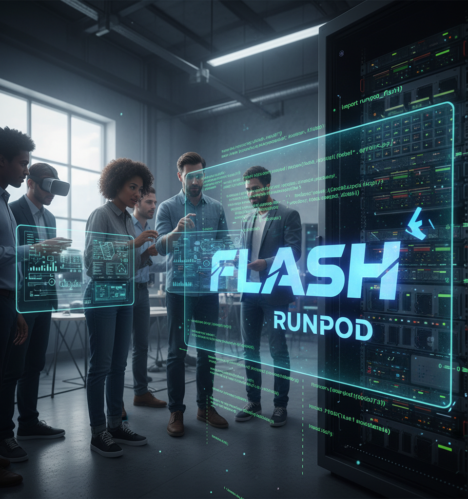 RunPod Unveils Flash: Revolutionizing AI Development by Eliminating Containerization Barriers — AI-generated illustration