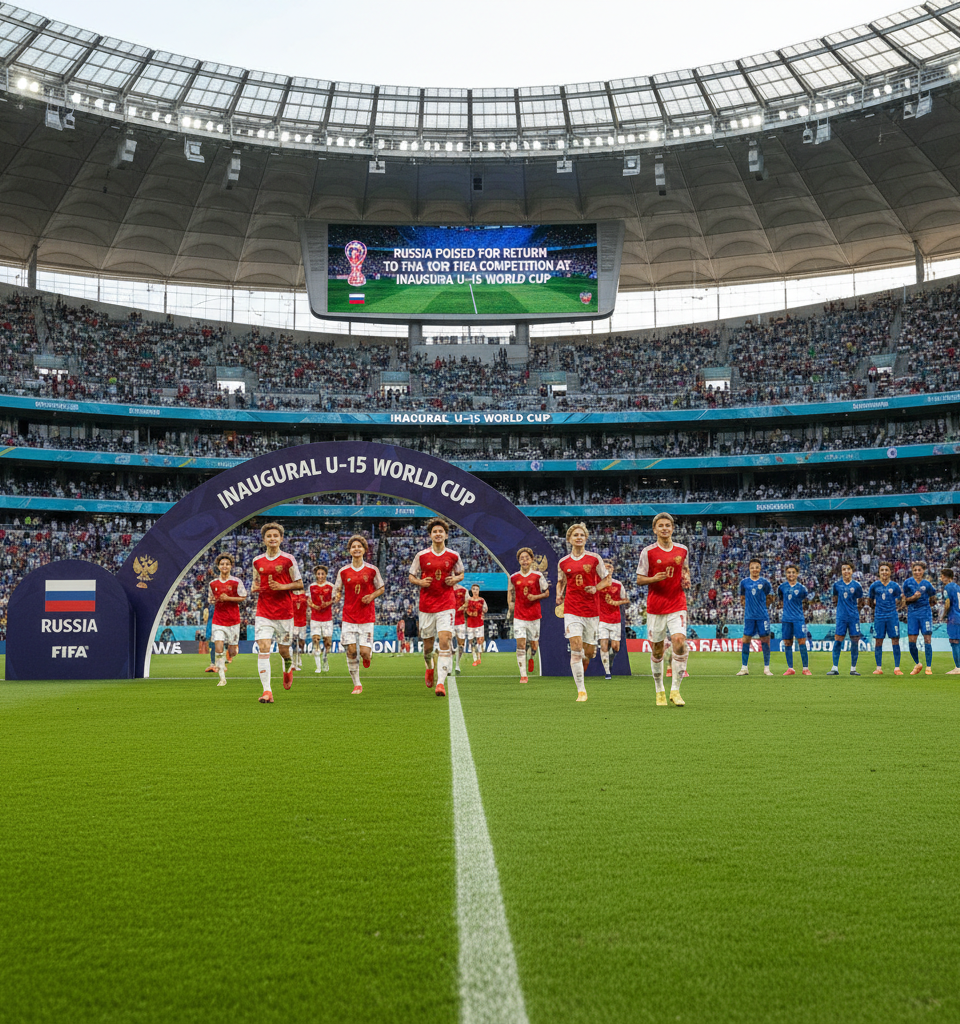 Russia Poised for Return to FIFA Competition at Inaugural U-15 World Cup — AI-generated illustration