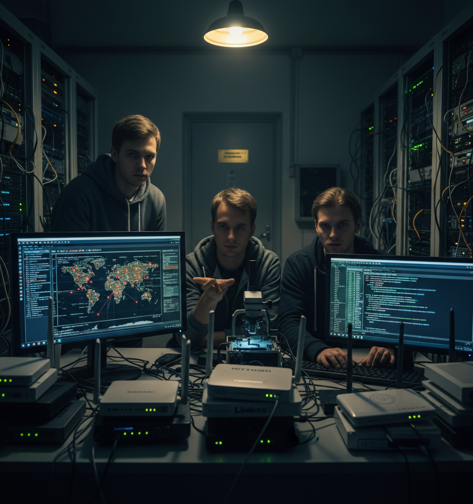 Russian government hackers broke into thousands of home routers to steal passwords — AI-generated illustration