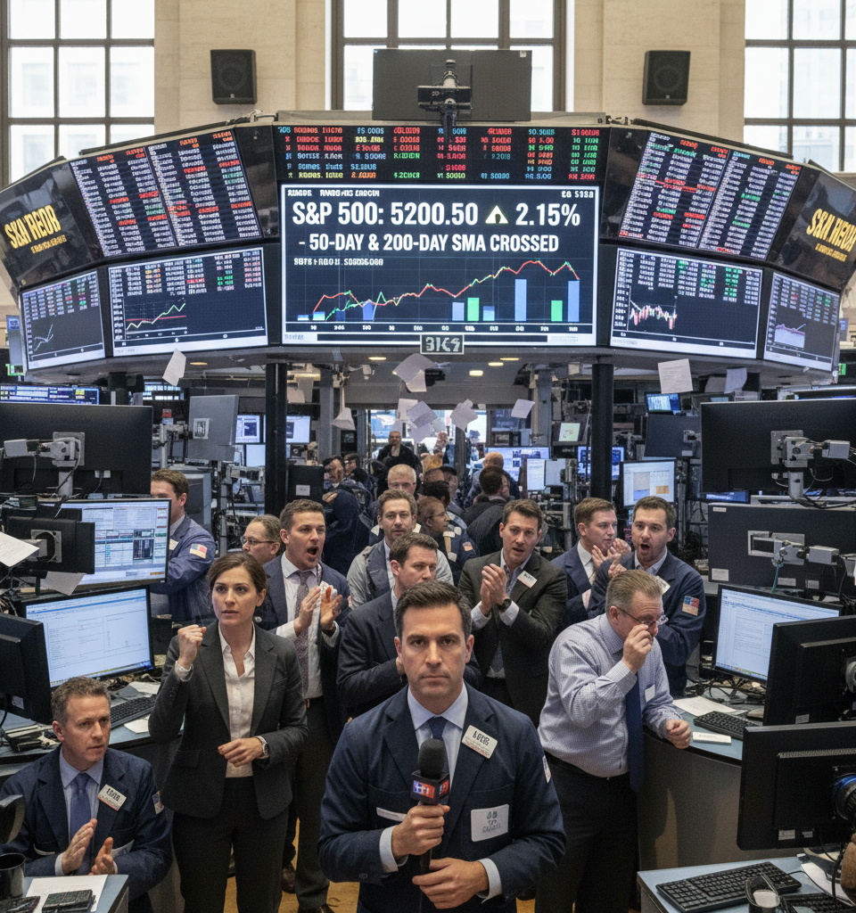 S&P 500 Breaches Key Averages: A Rare Market Rally and Its Historical Implications — AI-generated illustration