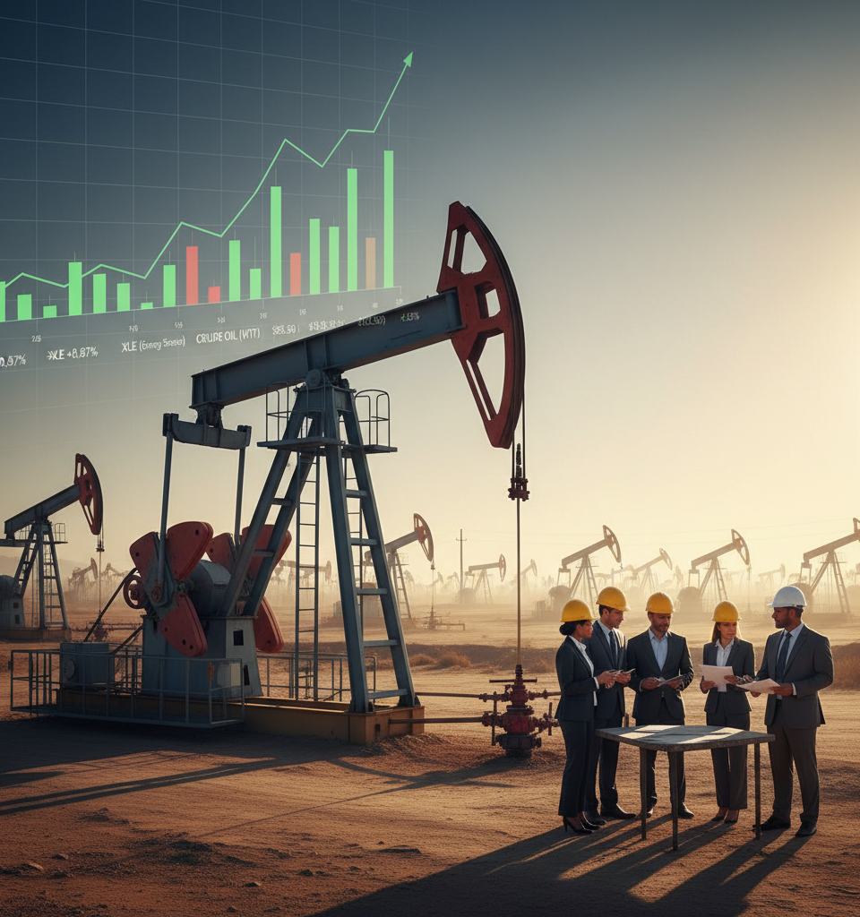 S&P 500 Companies Eye Higher Oil Prices, Yet Few See Profit Impact — AI-generated illustration