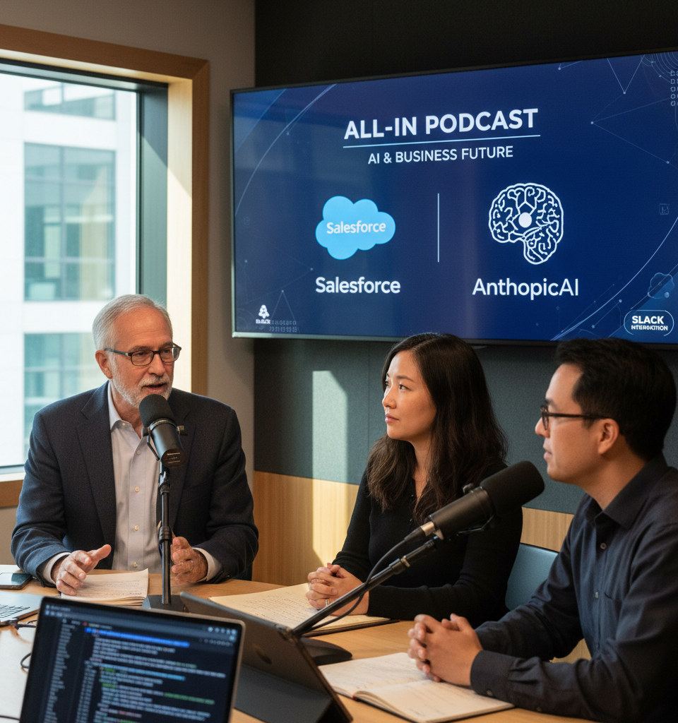 Salesforce Commits $300M to Anthropic AI, Eyes Slack Integration for Coding Efficiency — AI-generated illustration