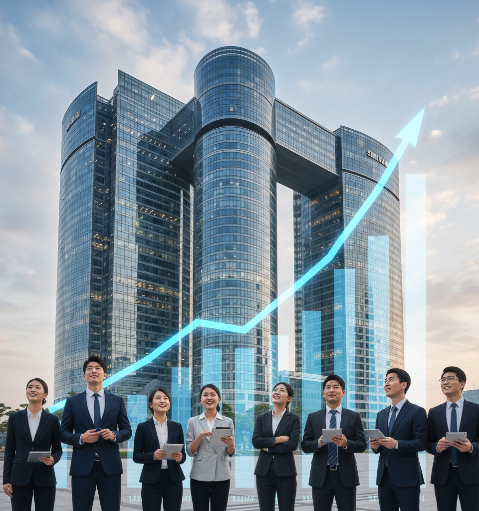 Samsung Electronics Poised for Record-Breaking Quarterly Profit Surge Amid Chip Recovery — AI-generated illustration