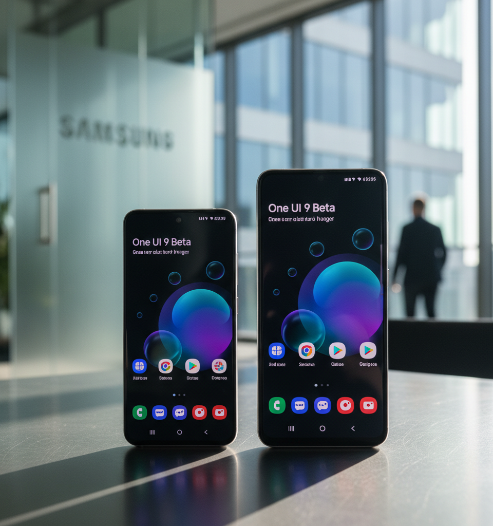 Samsung Galaxy A35 and A56 May Receive One UI 9 Beta Before Stable Release — AI-generated illustration