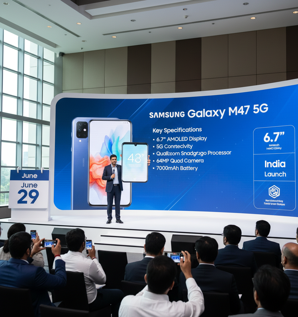 Samsung Galaxy M47 5G: Key Specifications and June 29 India Launch Date Revealed — AI-generated illustration