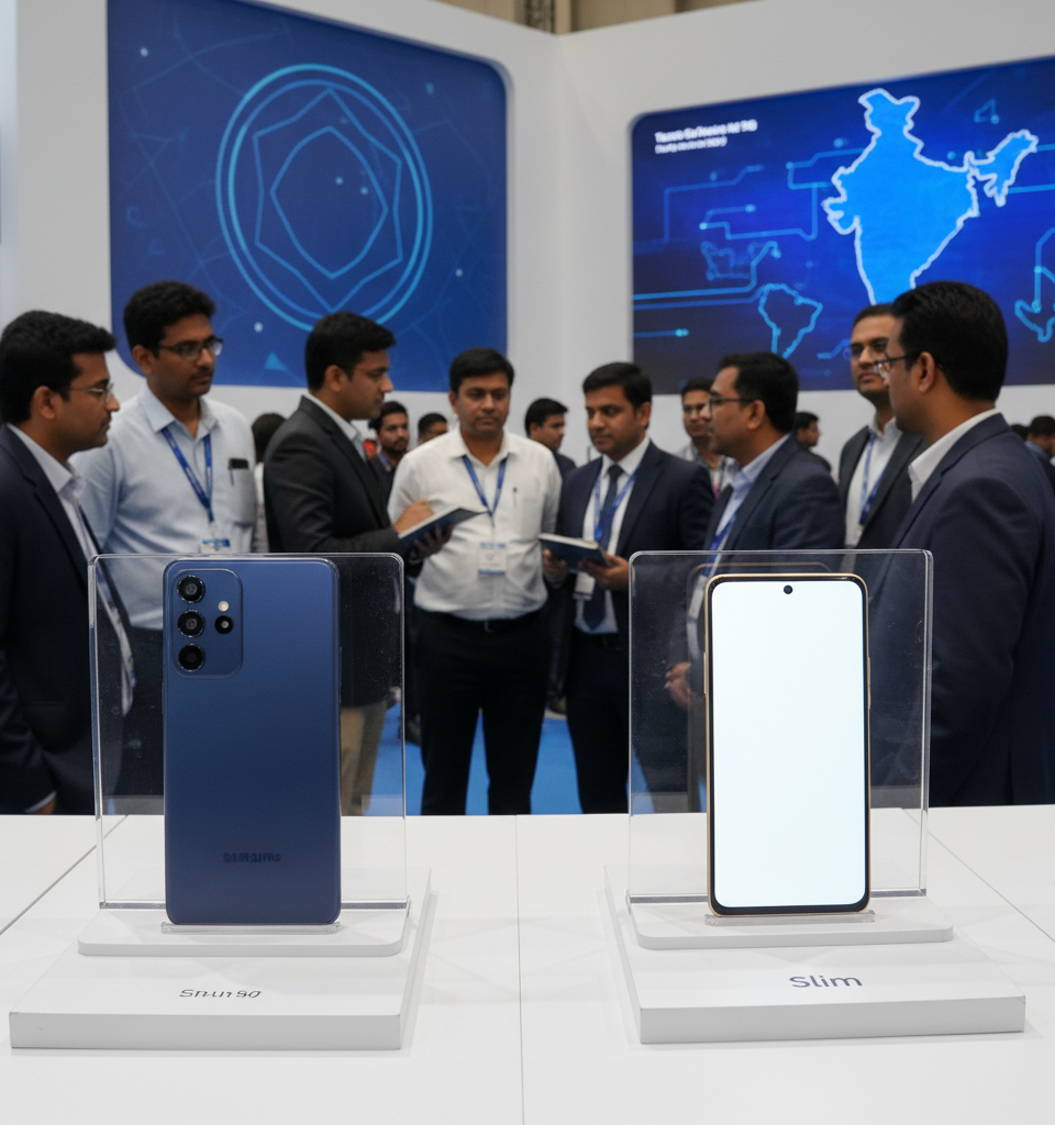 Samsung Galaxy M47 5G Set for India Launch Tomorrow, Tecno Unveils Camon Slim — AI-generated illustration