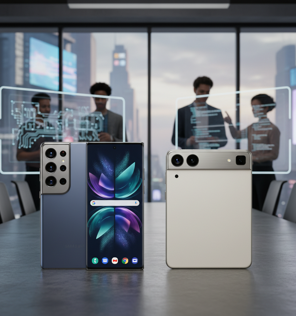 Samsung Galaxy S26 Ultra vs. Google Pixel 10 Pro XL: The Future of Flagship Smartphones Unpacked — AI-generated illustration