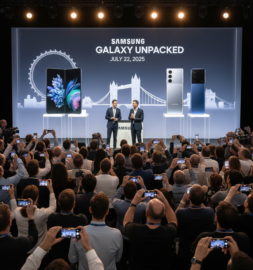 Samsung Poised to Unveil Galaxy Z Fold8, Z Flip8 on July 22, Latest Hints Suggest — AI-generated illustration