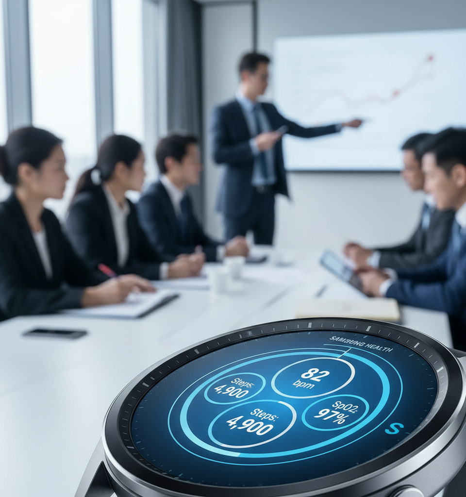 Samsung's Exclusive Health Features Face Scrutiny Ahead of Galaxy Watch 9 Launch — AI-generated illustration