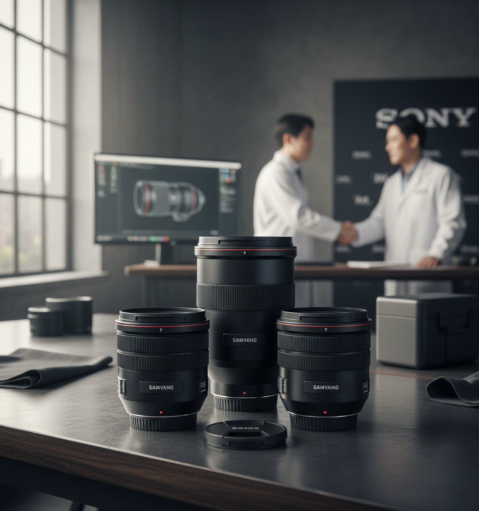 Samyang Completes Lightweight F2.8 Zoom Trinity for Sony with New AF 60-180mm Lens — AI-generated illustration