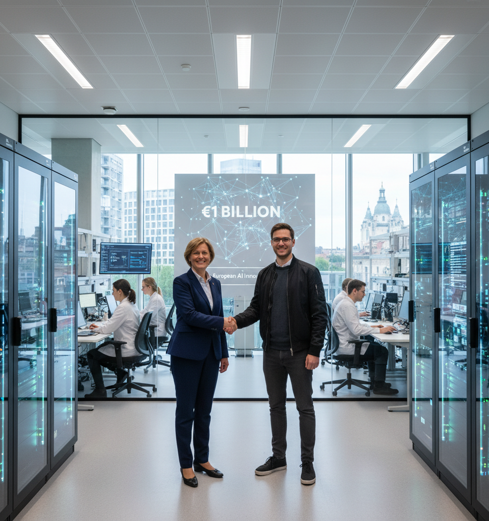 SAP Acquires Prior Labs, Anchoring European AI Lab with €1 Billion Investment — AI-generated illustration