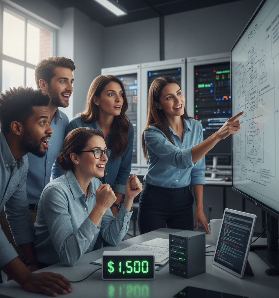 Sapient Claims Breakthrough: Training Foundation LLMs for Just $1,500 — AI-generated illustration