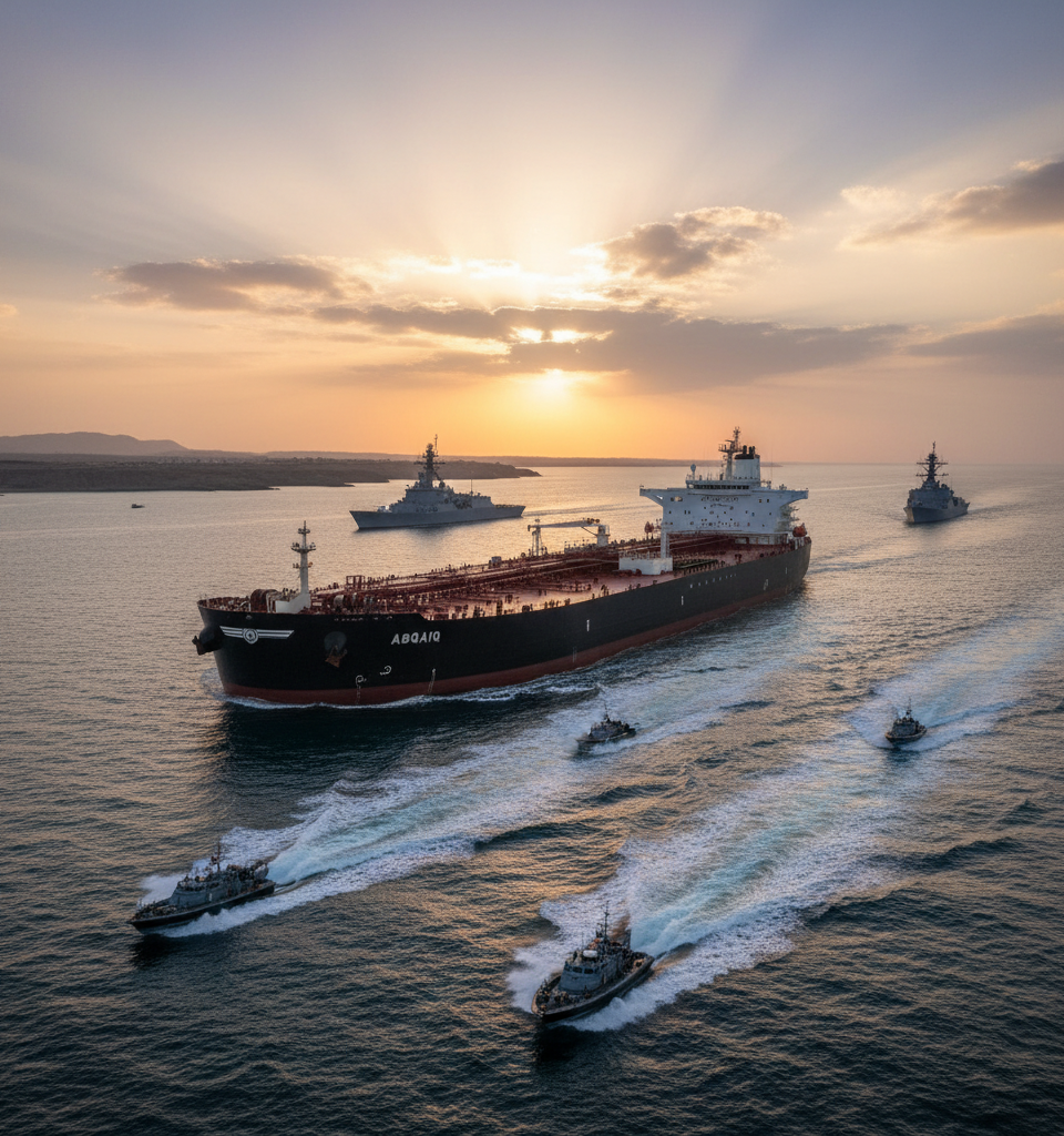Saudi Arabia Hikes Asia Oil Prices to Record Highs Amid Escalating Gulf Tensions, Strait of Hormuz Threat — AI-generated illustration