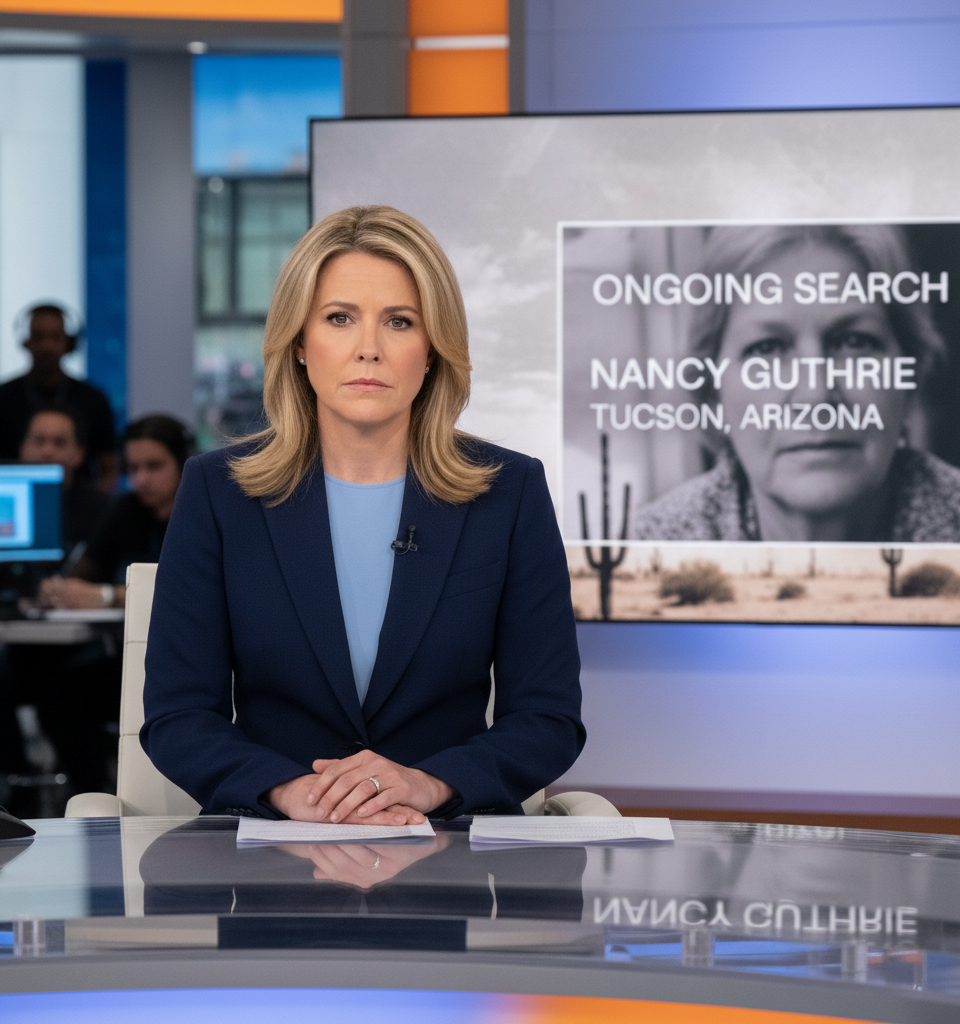 Savannah Guthrie Returns to 'Today' Amid Ongoing Search for Abducted Mother — AI-generated illustration