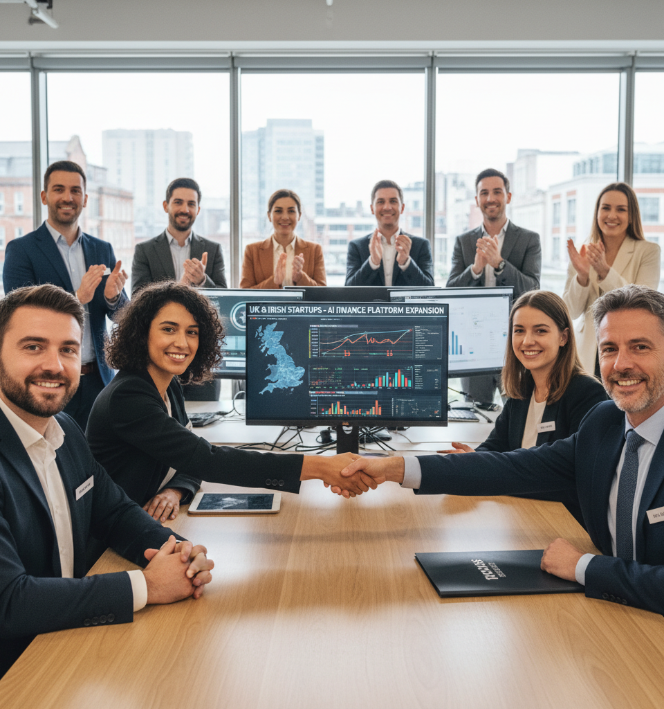 Seapoint Secures €7.5M Seed Funding, Expands AI Finance Platform to All UK & Irish Startups — AI-generated illustration