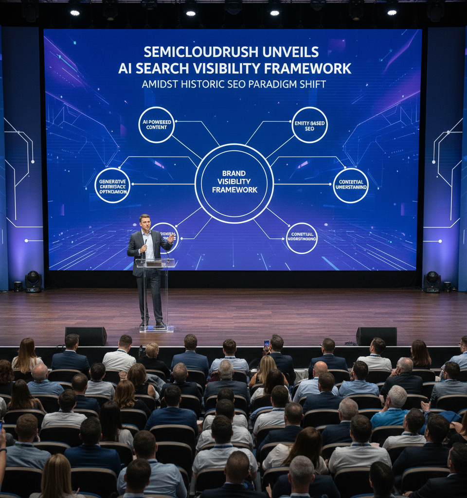 Semrush Unveils AI Search Visibility Framework Amidst Historic SEO Paradigm Shift — AI-generated illustration