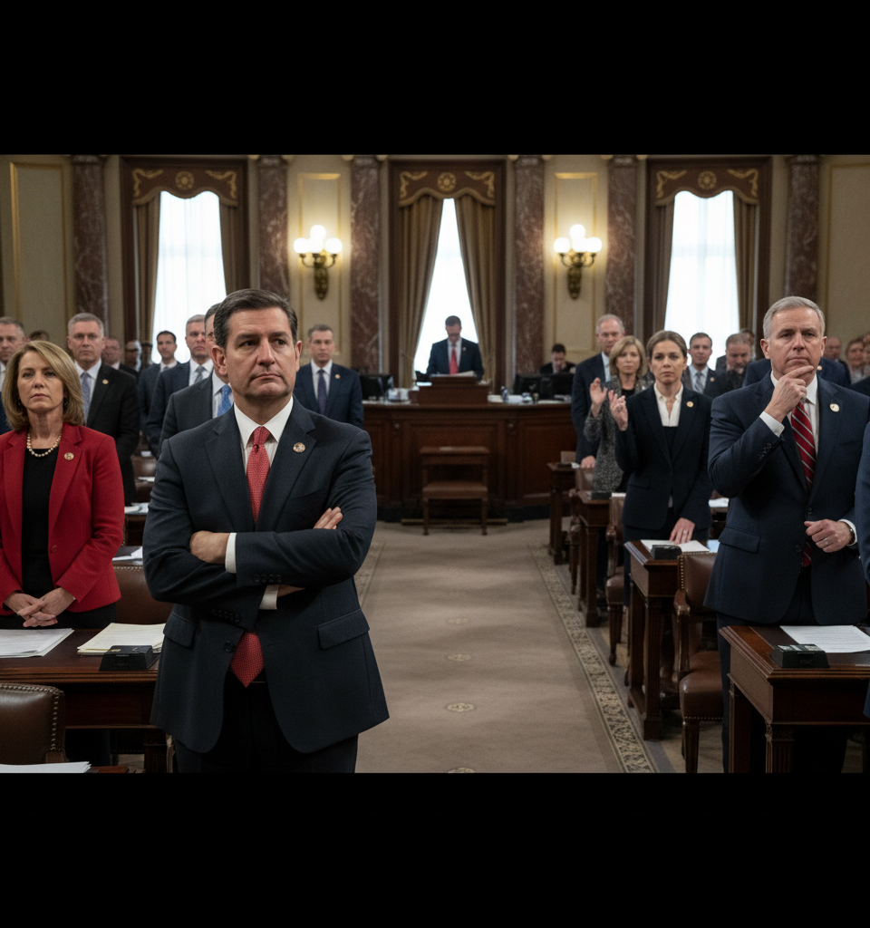 Senate Republicans Block Trump Iran War Powers Curb Amidst GOP Unease — AI-generated illustration