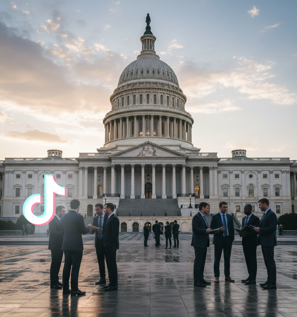 Senators Demand Answers from TikTok Over Experiment Disabling Harmful Content Safeguards — AI-generated illustration