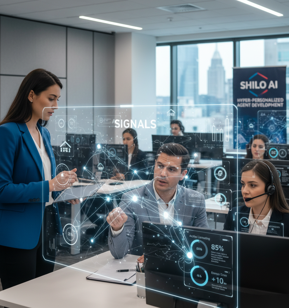 Shilo AI Transforms Call Center Coaching: Launches Signals for Hyper-Personalized Agent Development — AI-generated illustration