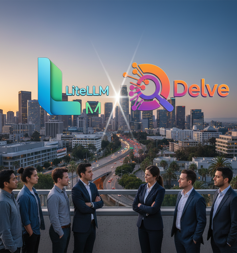 Silicon Valley’s two biggest dramas have intersected: LiteLLM and Delve — AI-generated illustration