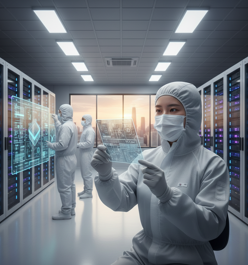 SK Hynix Nears Trillion-Dollar Valuation Amid AI Memory Boom, Poising South Korea for Economic Landmark — AI-generated illustration