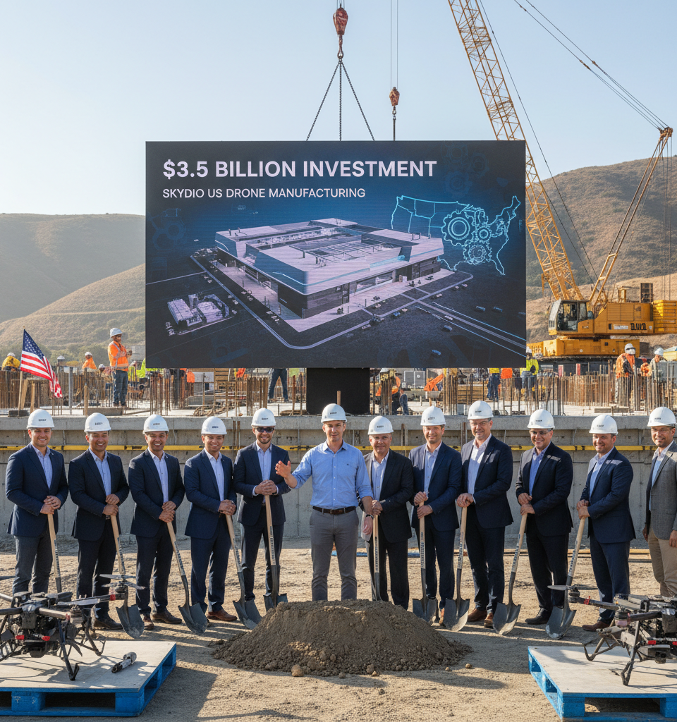 Skydio Commits $3.5 Billion to Catapult US Drone Manufacturing, Bolstering Domestic Production — AI-generated illustration