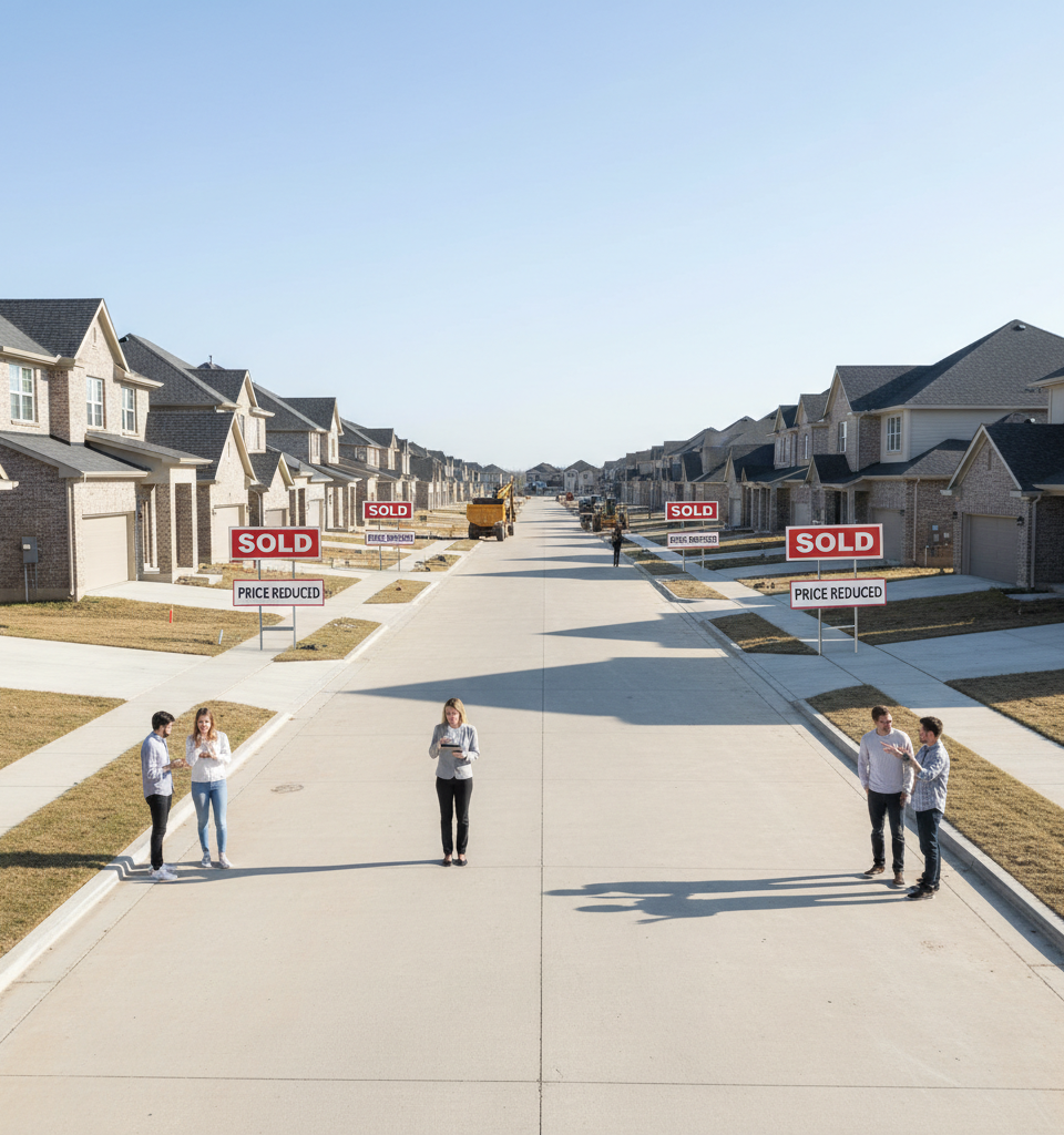 Soaring Mortgage Rates Cool Housing Market: Demand Persists, But Pricing Gaps Stall Sales — AI-generated illustration