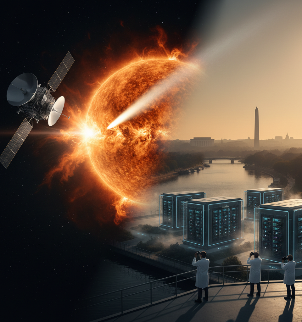 Solar Comet Destruction, Potomac River Under Threat: A Week in Science & Space Exploration — AI-generated illustration