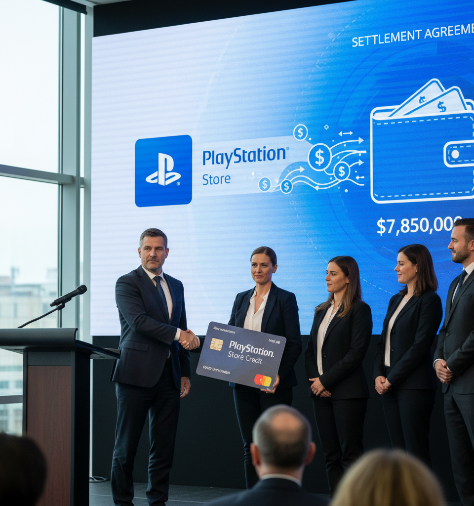 Sony to Pay Out $7.85 Million in PlayStation Store Credits Following Settlement — AI-generated illustration