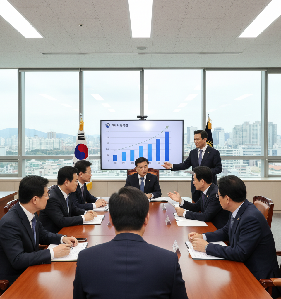 South Korea Escalates Efforts to Avert Historic Samsung Electronics Strike — AI-generated illustration