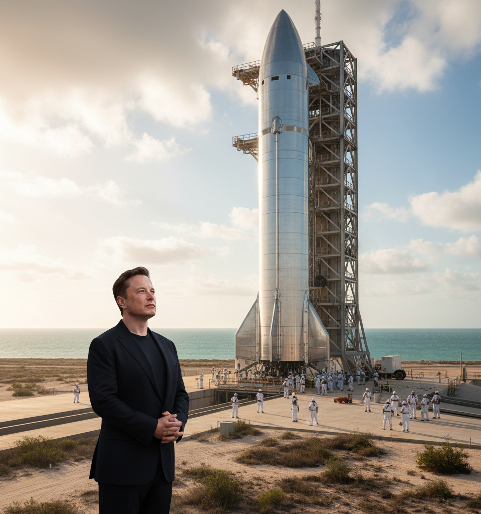 SpaceX Poised for Landmark IPO as Early as June: Reuters Reports — AI-generated illustration