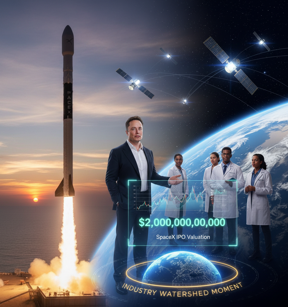 SpaceX's Anticipated IPO: A $2 Trillion Valuation and Industry Watershed Moment — AI-generated illustration