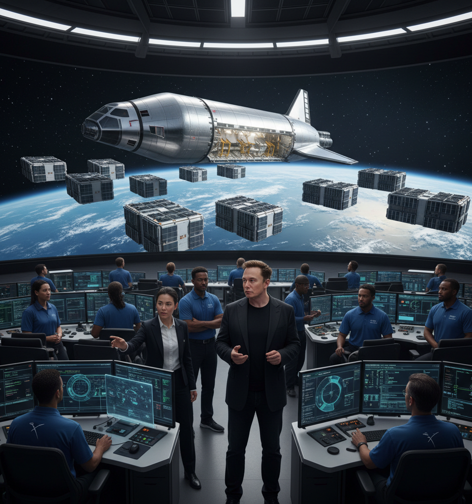 SpaceX's Orbital Data Center Ambition: A Trillion-Dollar Bet on Off-World Infrastructure? — AI-generated illustration