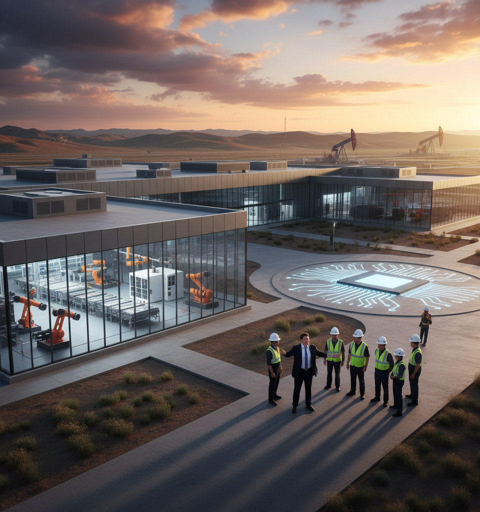 SpaceX Unveils $55 Billion Texas Chip Fab, Bolstering State's $119 Billion Semiconductor Ambition — AI-generated illustration