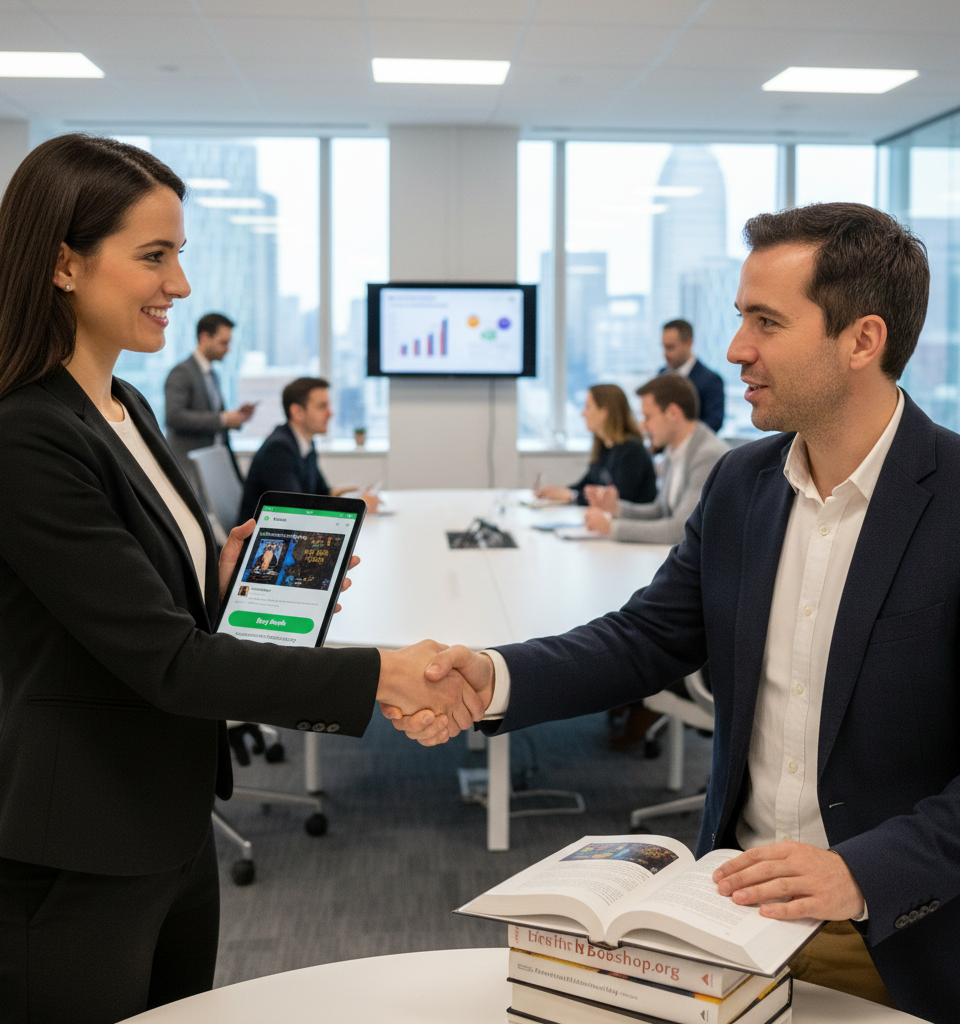 Spotify Integrates Book Sales: A New Chapter for Digital Content & Retail Partnerships — AI-generated illustration