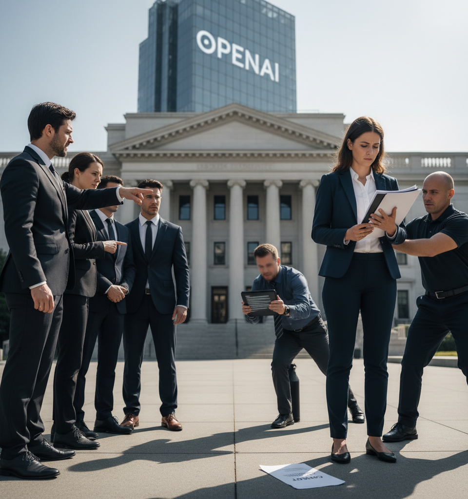 Stalking victim sues OpenAI, claims ChatGPT fueled her abuser’s delusions and ignored her warnings — AI-generated illustration