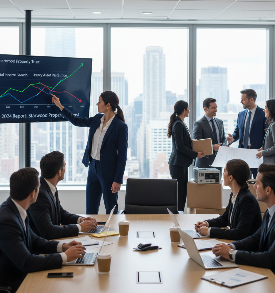 Starwood Property Trust Navigates Mixed Q1: Soaring Rental Income Amidst Legacy Asset Resolution — AI-generated illustration