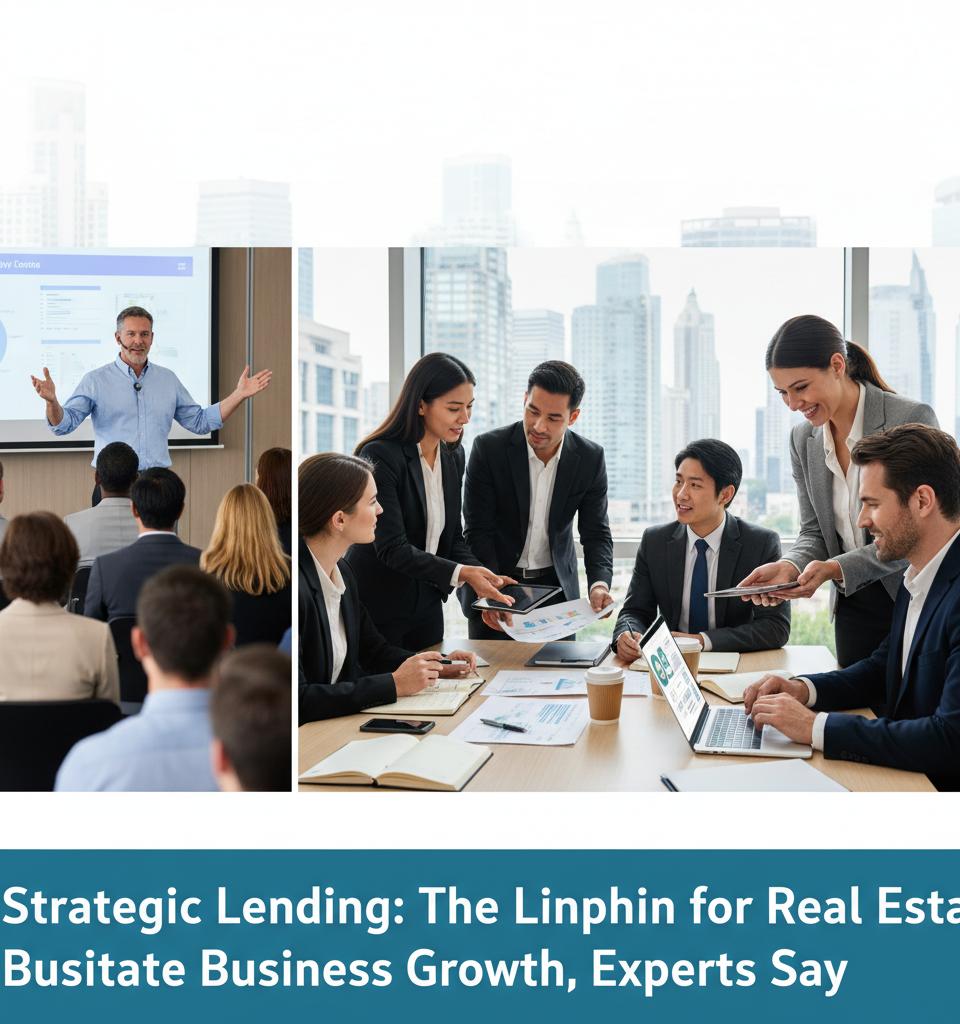 Strategic Lending: The Linchpin for Real Estate Business Growth, Experts Say — AI-generated illustration