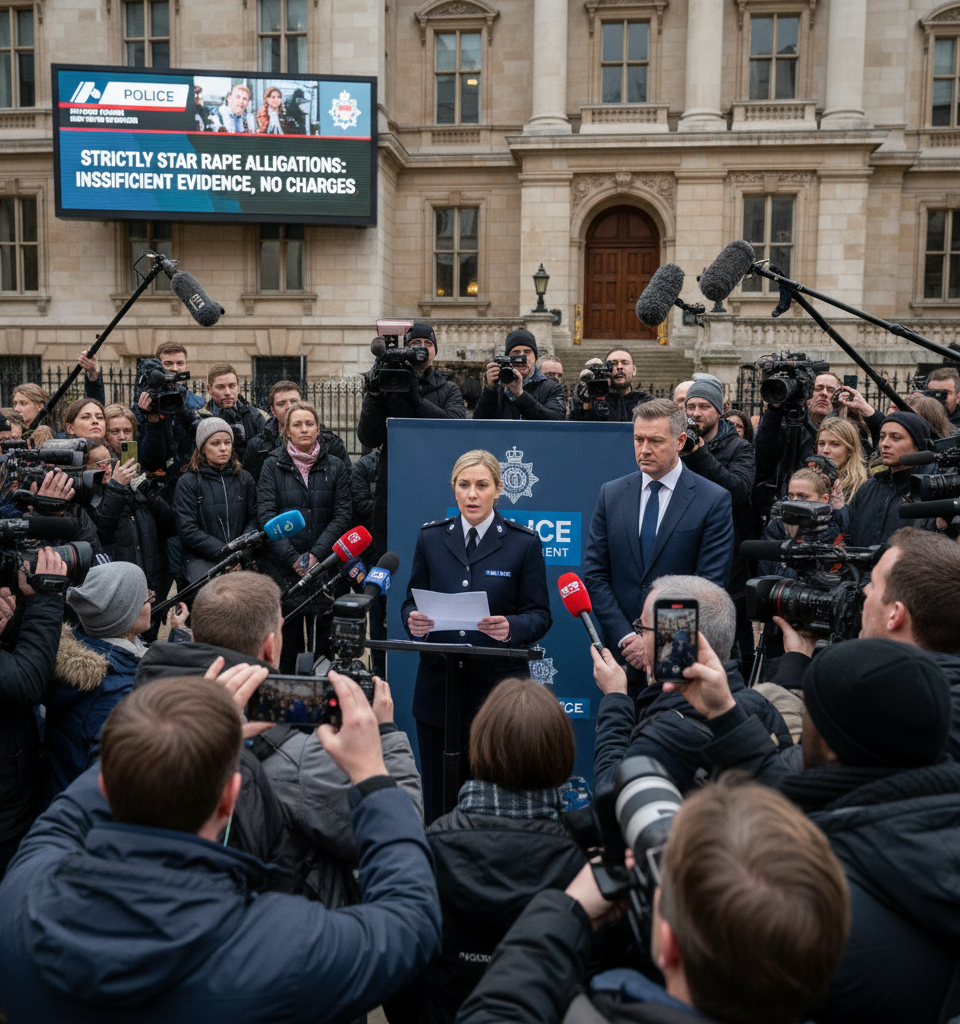 Strictly Star Rape Allegations: Police Conclude Insufficient Evidence, No Charges to Be Filed — AI-generated illustration