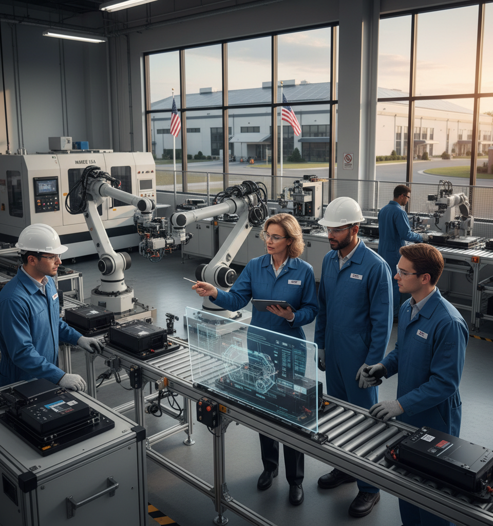 Supply Chain Resilience: How Manufacturers Are Reshoring Production in 2026 — AI-generated illustration