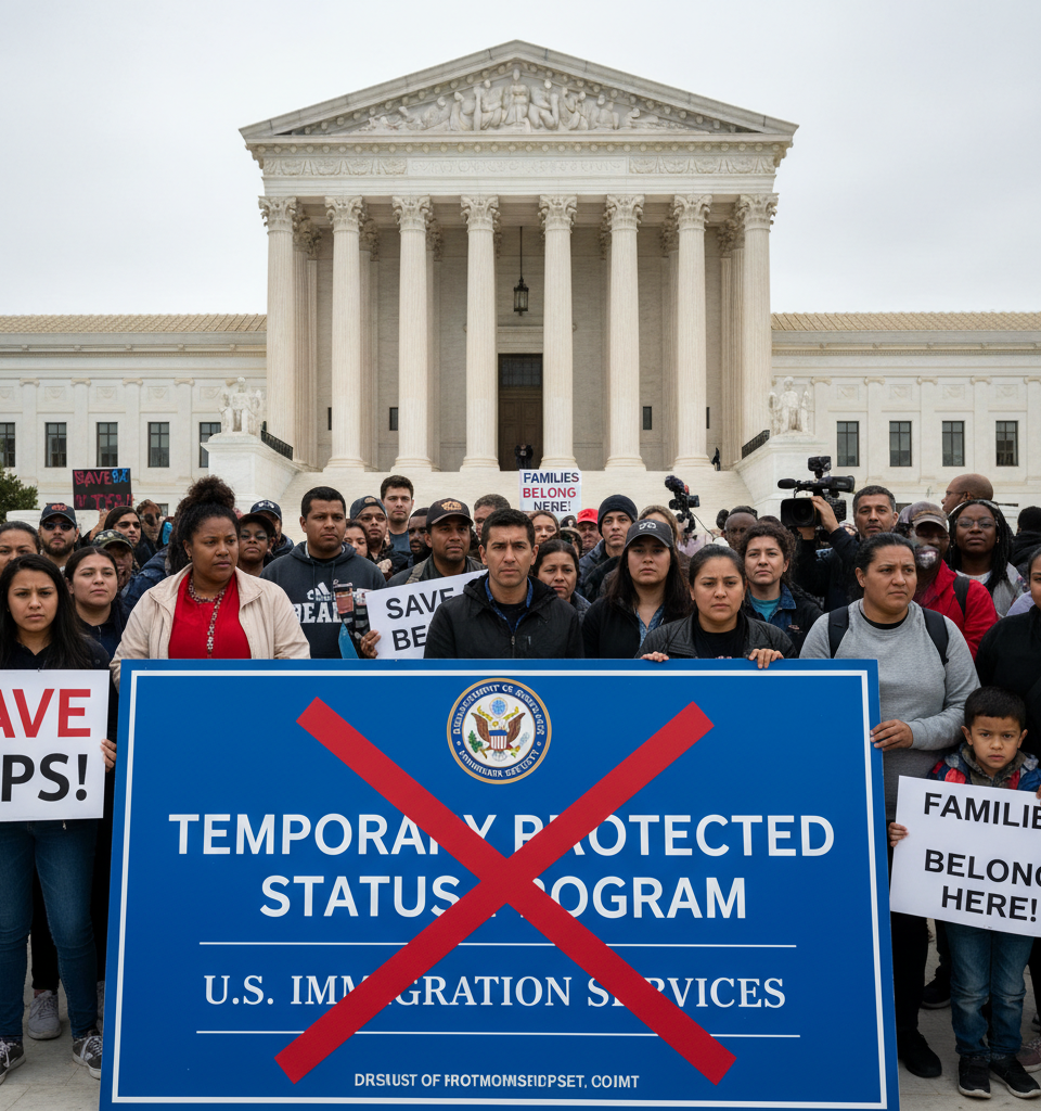 Supreme Court Ruling Signals Potential End for TPS Program — AI-generated illustration